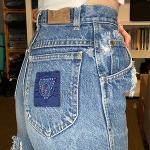 Distressed Lee jeans